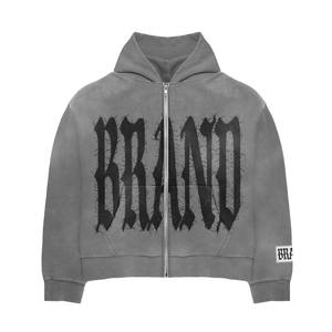 Winter Collection <b>Gym</b> Whole Sale Fashionable Trendy <b>Green</b> Color Screen Printed Training Zipper Hoodie Tracksuits for Unisex - Product Image 4