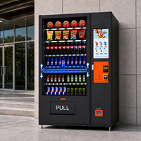 Máquina Expendedora Refrigerada para Exteriores RUNYANG, Personalizable, con Pantalla Táctil, Autoservicio, con Monedas, para Alimentos y Bebidas