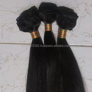 Precios de fábrica en tramas de cabello Remy liso indio sin procesar tramas de piel atadas a mano hechas de cabello humano - Product Image 1