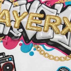 เสื้อยืดครอปทรงบ็อกซี่ผ้าฝ้าย 100% สำหรับผู้ชาย ไซส์ใหญ่ รับสกรีนลายแบบแอพพลิเค่ สไตล์สตรีทแวร์แบบดิสเทรส ผลิตจากวัสดุเป็นมิตรต่อสิ่งแวดล้อม คุณภาพสูง - Product Image 5