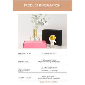 Caja de regalo personalizable en color, exhibición de fiesta de Festival en blanco, embalaje corrugado, almacenamiento, peluca, soporte de cartón, logotipo impreso de tamaño personalizado - Product Image 2