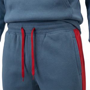 Ensemble de survêtement technique en coton et polyester pour homme, sweat-shirt à capuche et pantalon de jogging, couleur personnalisée, fabrication OEM - Product Image 5