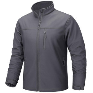 New <b>Fleece</b> <b>Lined</b> Softshell <b>Jacket</b> Winter Wear Shell Material Polyester Cotton Clothing Regular Softshell <b>Jackets</b> - Product Image 1