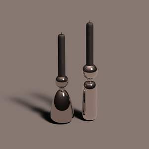 Handcrafted Metal Candle Stand Minimalist Design Stylish Pillar Holder for Modern Home Decor and Events - Product Image 4