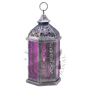 Elegant Antique Style Wood and <b>Glass</b> <b>Candle</b> <b>Holder</b> Perfect for Living Room Garden Home Decor Adds Charm and Warmth Brown Color - Product Image 5