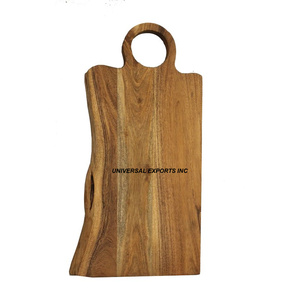 Planche à découper rectangulaire en bois de haute qualité bloc à découper fait à la main classique élégant Designer planche à découper - Product Image 2