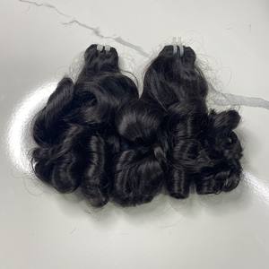 Trending <b>2023</b> Human Hair Wigs Human Hair Bouncy Curly Double Drawn Remy Hair Virgin Lace Frontal Wigs - Product Image 6
