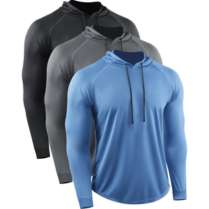 Camiseta de Protección Solar de Poliéster para Hombre con Capucha, Protección Solar UPF 50+, Impresión por Sublimación, Personalizable, Unisex, para Playa - Product Image 1