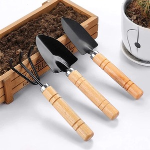 Mini Tuin Potgereedschap Met Houten Handvat Schep Hark Shovel Multifunctionele Huishoudelijke Plant Tuin Handgereedschap