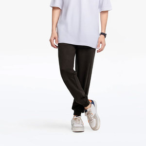 Vente en gros de pantalons de survêtement ajustés de couleur unie pantalons en polaire empilés en éponge française pantalons de survêtement pour hommes pantalons de jogging pour hommes - Product Image 2