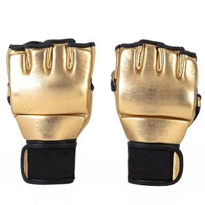 Guantes de MMA para entrenamiento de adultos con diseño personalizado, ropa de entrenamiento de cuero transpirable e impermeable con bajo MOQ para artes marciales y boxeo - Product Image 1