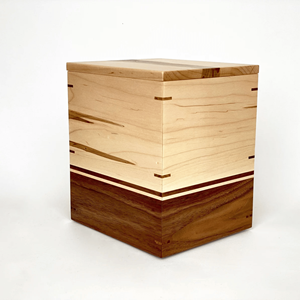 Vente en gros Belle urne carrée en bois faite à la main du Vietnam Vente en gros Urne funéraire de crémation pour animal de compagnie - Product Image 6