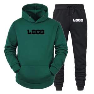 Survêtements de sport unisexes élégants, ensemble deux pièces, jogging, survêtements, imprimé délavé à l'acide, 100% coton, personnalisable, OEM, vente en gros - Product Image 4