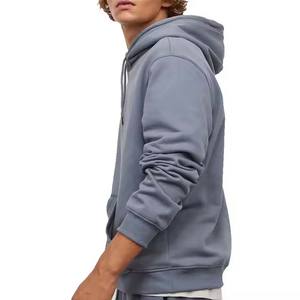 Sweats à capuche légers de haute qualité pour hommes OEM vente en gros pulls à capuche vierges pour hommes 100% coton sweats à capuche de mode avec logo personnalisé - Product Image 2