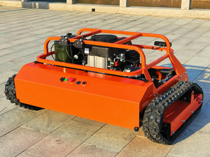 เครื่องตัดหญ้าแบบฟลีล แรงบิดสูง 5.5 แรงม้า สำหรับงานอุตสาหกรรมและงาน DIY ควบคุมด้วยรีโมท กระบอกสูบเดี่ยว เครื่องยนต์เบนซิน 4 จังหวะ ระบบไฟฟ้า 24 โวลต์ สำหรับงานหนัก - Product Image 4