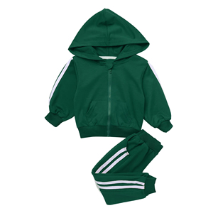 Venta al por mayor de alta calidad 100% algodón niños cremallera chándales con logotipo personalizado ropa al aire libre niños cremallera chándal - Product Image 1