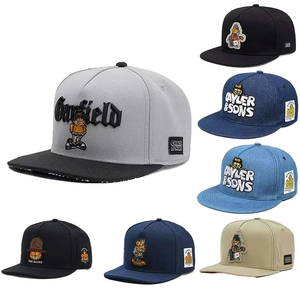 Gorra de Béisbol Unisex de 6 Paneles con Cierre a Presión, Tela de Sarga 100% Poliéster, Visera Plana, Bordado 3D, Estilo Deportivo, Cierre Trasero Ajustable - Product Image 2