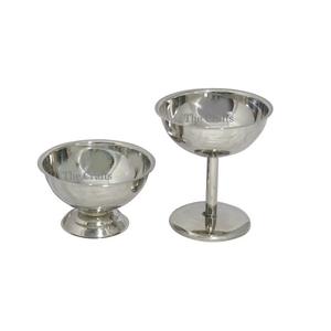 Tasse à crème glacée de forme ronde en acier inoxydable avec un bol de service à dessert à crème glacée de la plus grande qualité à bas prix - Product Image 3