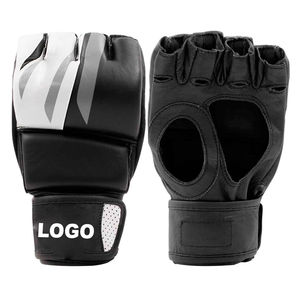 Dernier modèle 2026 – Gants de MMA professionnels en cuir durable pour entraînement de combat, utilisation extérieure, poignet réglable - Product Image 1