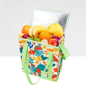 Bolsa Térmica Plegable y Portátil de Tela No Tejida con Cierre de Cremallera, Ecológica, Resistente a Impactos, Tamaño y Empaque Personalizables - Product Image 5