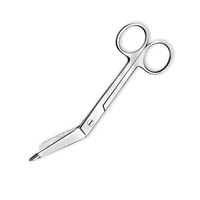 Ciseaux à pansements Lister chirurgicaux industriels DIY en acier inoxydable de 6 pouces, OEM, pour la coupe des sutures en salle d'opération, haute qualité