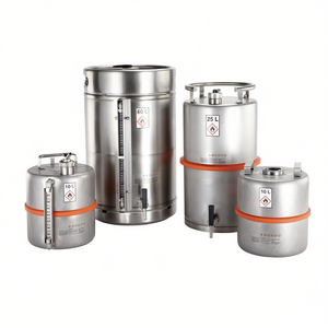 Conteneur de stockage en acier inoxydable Burkle GmbH avec homologation de sécurité pour une utilisation industrielle et en laboratoire - Product Image 2