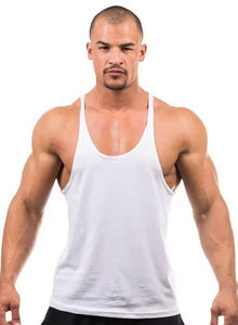 T-shirts de sport personnalisés en gros, logo personnalisé, salle de sport, fitness, entraînement, course à pied, débardeur de musculation pour hommes - Product Image 3