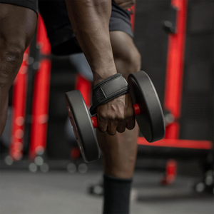 สายรัดข้อมือยกน้ำหนักแบบกันลื่น ผลิตจากผ้าฝ้ายผสมโพลีเอสเตอร์ ระบายอากาศได้ดี เหมาะสำหรับยกน้ำหนัก พาวเวอร์ลิฟติ้ง ออกกำลังกาย ดีดัลฟิต บอดี้บิลดิ้ง QASWA - Product Image 4