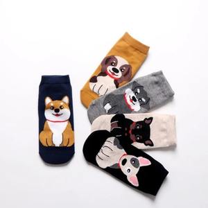 Chaussettes pour hommes, respirantes, confortables, décontractées, chaussettes de cheville, bloc de couleur, douces, absorbant la transpiration, de haute qualité, mode masculine - Product Image 5