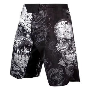 Pantalones cortos de lucha MMA hechos a medida Logotipo de impresión Pantalones cortos MMA cómodos Pantalones cortos MMA de tela de poliéster - Product Image 1