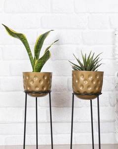 Macetas de metal de Venta caliente con soporte para balcón, sala de estar, jardín, uso a bajo precio - Product Image 4