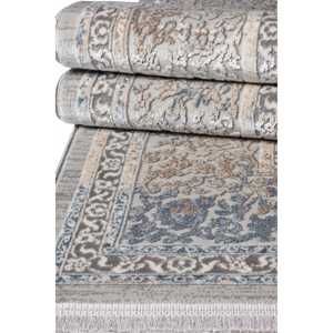 Alfombra Moderna Netline Home Depot Gallery A0021, 60% Viscosa, 40% Acrílico, Antideslizante, Fácil de Limpiar, Duradera, Gris - Product Image 6