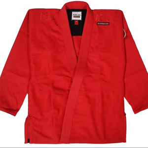 ชุดยูโดบราซิลเลียนยิวยิตสู (บีเจเจ) แบบสั่งทำพิเศษ ขายส่ง ผ้าฝ้าย 100% ยืดหยุ่น น้ำหนักเบา ระบายอากาศได้ดี ทนทาน - Product Image 1