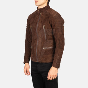 Venta caliente ropa de hombre duradera chaqueta de cuero de ante para hombres nueva moda chaqueta de invierno de cuero a prueba de viento - Product Image 3