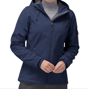 Veste coupe-vent softshell pour femmes grandes tailles, imperméable et respirante, idéale pour l'entraînement en extérieur en hiver, haute qualité - Product Image 2