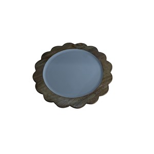 Bandeja de almacenamiento de madera de acacia ecológica de diseño lujoso, plato personalizado para el hogar y el Hotel para servir comida y fiestas, calidad superior - Product Image 1