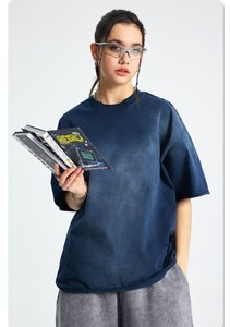 Personalizado T <span class=keywords><strong>Shirt</strong></span> Fornecedores <span class=keywords><strong>Vintage</strong></span> Alta Qualidade Heavyweight Plain T-shirts Atacado Oversize Streetwear Algodão dos homens T-shirts - Product Image 2