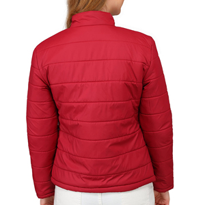 Chaqueta acolchada de satén para mujer, transpirable, ligera, con bordado, Premium, cómoda, aerodinámica, diseño minimalista, venta al por mayor - Product Image 2
