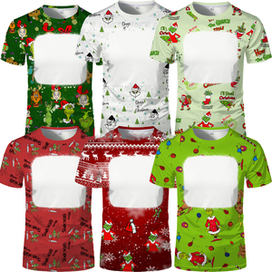 High Quality <b>Men's</b> <b>T</b> <b>Shirt</b> Custom Logo Sublimation Print Winter <b>Christmas</b> Halloween Solid Pattern Customizable <b>Christmas</b> <b>T</b> <b>Shirt</b> - Product Image 1