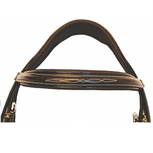 Bride en cuir de cheval de qualité supérieure en cuir véritable marron FABRICANT de bride de cheval de bonne qualité - Product Image 3