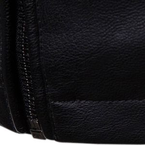 Vêtements d'hiver Prix bas Veste en cuir pour homme Veste en cuir de vache Slim Mode Prix de gros Veste de course automobile pour homme - Product Image 5