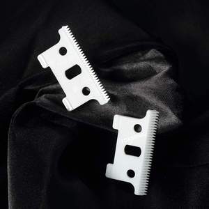 Cuchilla móvil de repuesto para recortadora de cabello T-Outliner eléctrica y con batería USB, cuchilla de cerámica de acero inoxidable (BLANCA) - Product Image 4