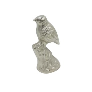 Sculptures de moineau en aluminium faites à la main personnalisées argent fini métal Art maison salon décoratif bureau personnalisé en vrac - Product Image 3
