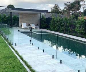 Alta calidad delicado duradero SS304 316 2205 valla de piscina barandilla de espiga de vidrio templado - Product Image 2