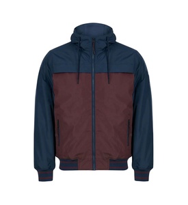 Veste Anorak à Capuche Zippée Streetwear en Nylon Color Block Coupe-Vent pour Jogging et Course – Vente en Gros Fabricant - Product Image 1