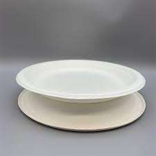 Biodegradable Sugarcane Bagasse Dinnerware and <b>Tableware</b> Eco-Friendly <b>Disposable</b> Plate and Tray Alternative for Parties - Product Image 3