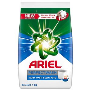 Détergent en poudre Ariel Perfect Wash - 1 kg, élimine les taches tenaces - Product Image 5
