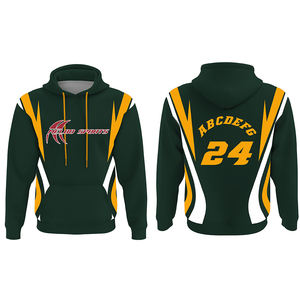 Sudadera con Capucha de Invierno para Hombre, Estilo Deportivo, 100% Poliéster, Forro Polar, Impresión por Sublimación, Impermeable y de Secado Rápido, con Bolsillos, Servicio OEM - Product Image 2