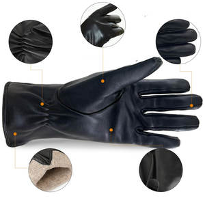 Gants en cuir tendance pour femmes, cuir de qualité supérieure, fabrication sur mesure, confortables, faciles à porter, produit en cuir tendance - Product Image 2