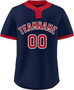 Camiseta de béisbol personalizada con tira para hombre juvenil Jersey de béisbol cosido con bordado sublimado personalizado - Product Image 5
